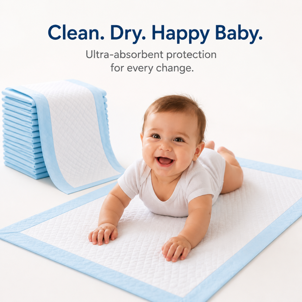 Little Teekie Disposable Baby Changing Pads Set