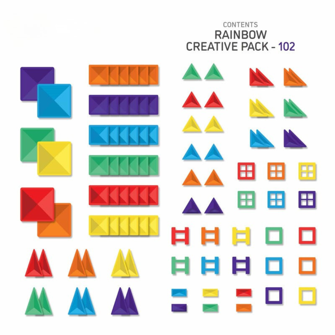 Little Teekie Magnetic Building Tiles Creative Construction Set