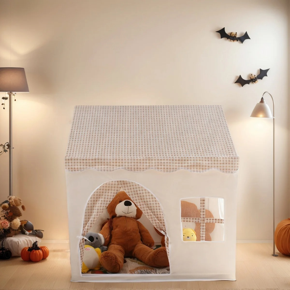 Little Teekie Kids Playhouse Tent Indoor Fabric Play Hut