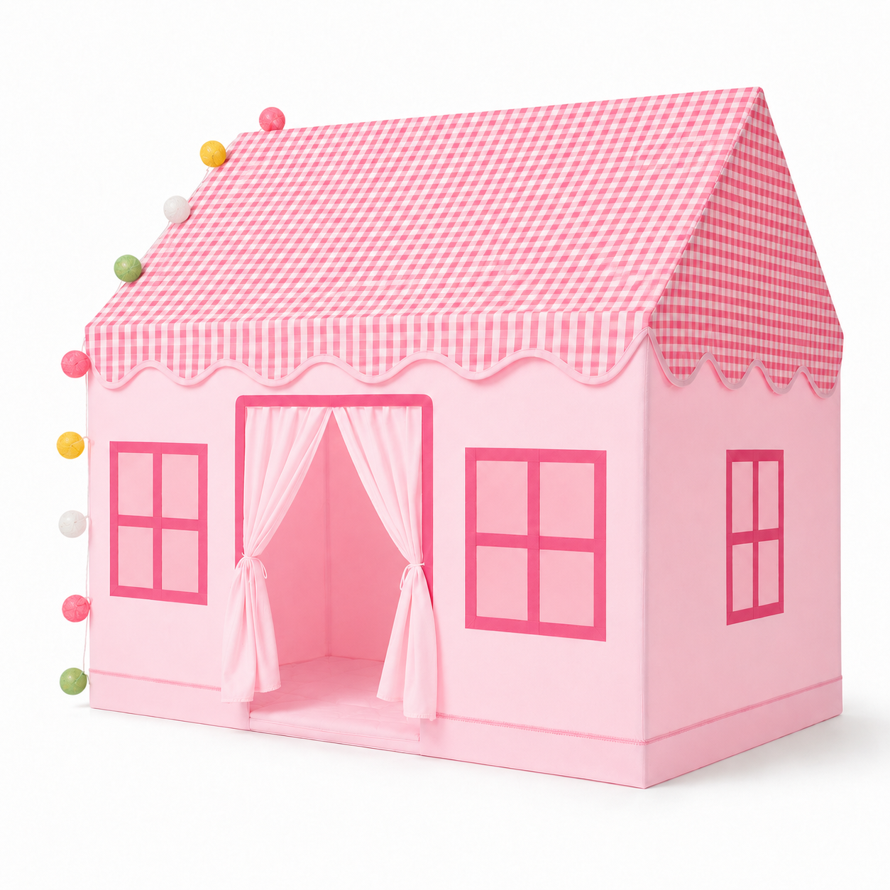 Little Teekie Foldable Kids Playhouse Tent with Lights