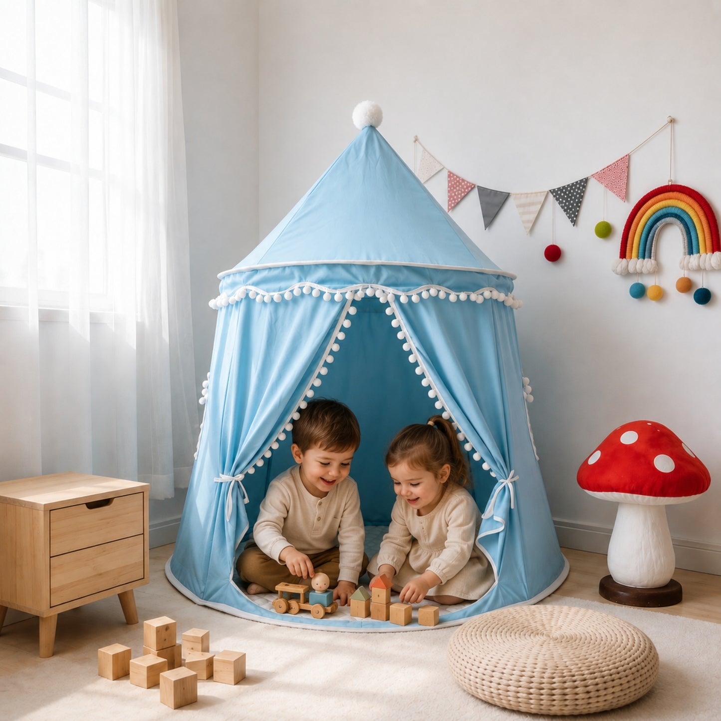 Little Teekie Kids Play Tent Indoor Princess Teepee