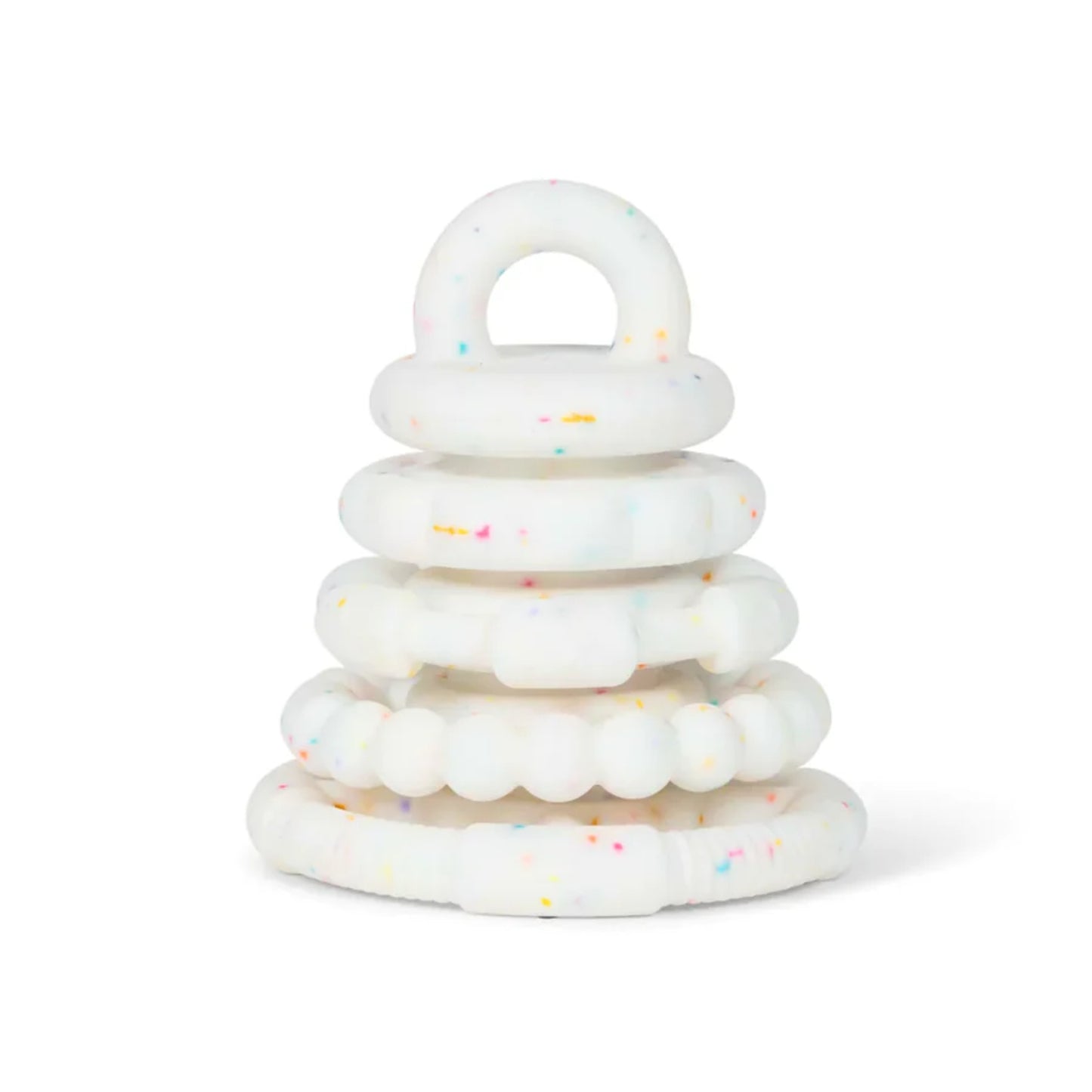 Little Teekie Rainbow Silicone Stacking Teether