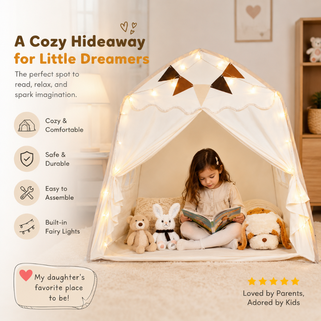 Little Teekie Kids Bed Canopy Play Tent