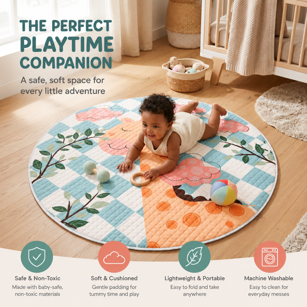 Little Teekie Giraffe Baby Play Mat