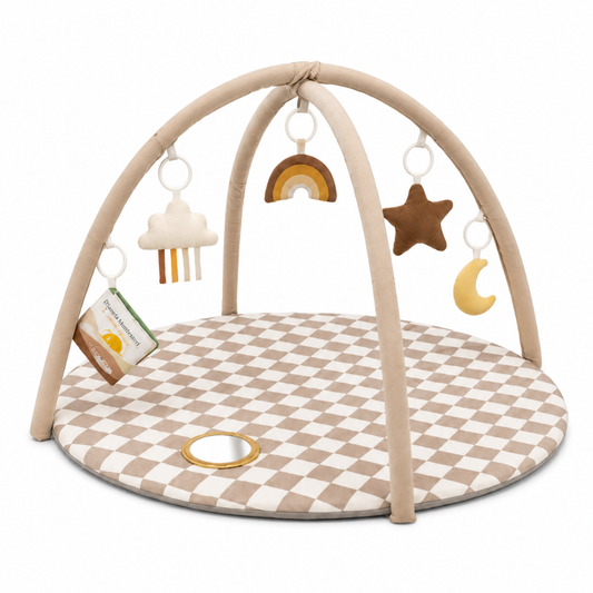 Little Teekie Baby Play Gym Activity Mat with Detachable Toys