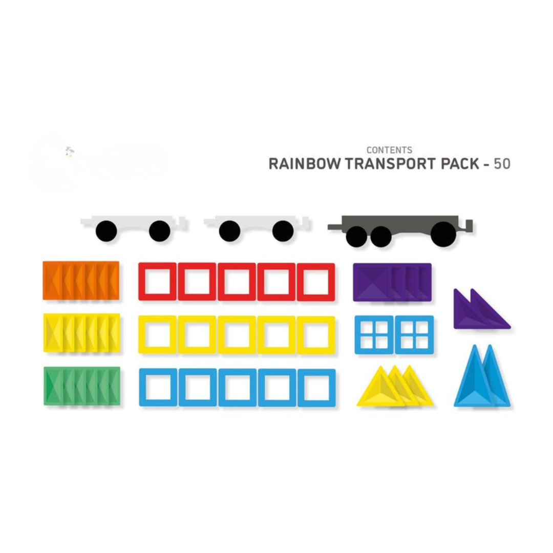 Little Teekie Magnetic Tile Truck Building Set