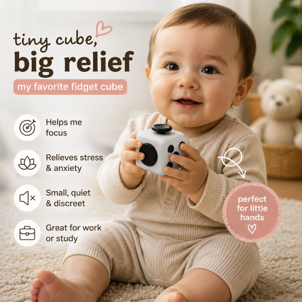 Little Teekie Sensory Fidget Activity Cube