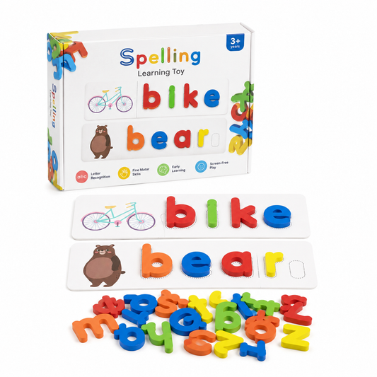 Little Teekie Wooden Letter Matching Learning Game
