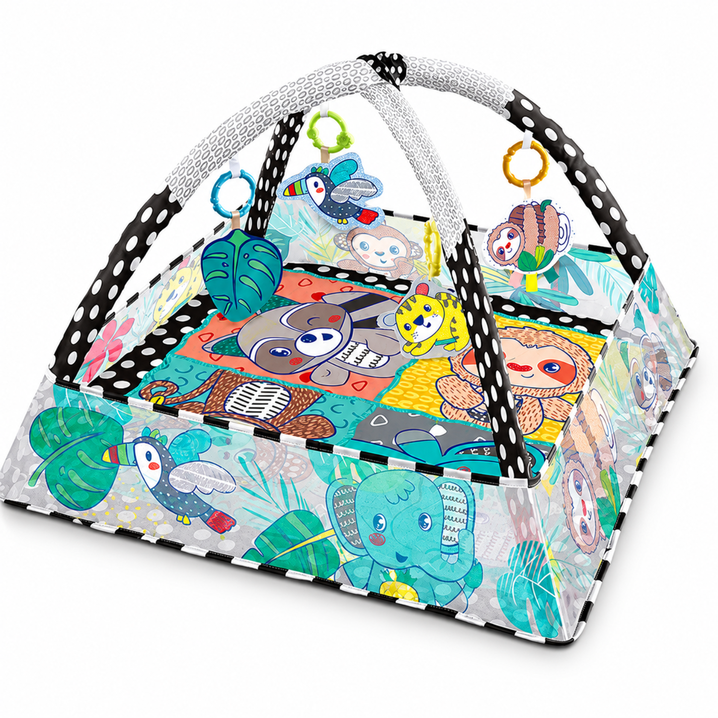 Little Teekie 6 in 1 Baby Play Mat & Play Gym