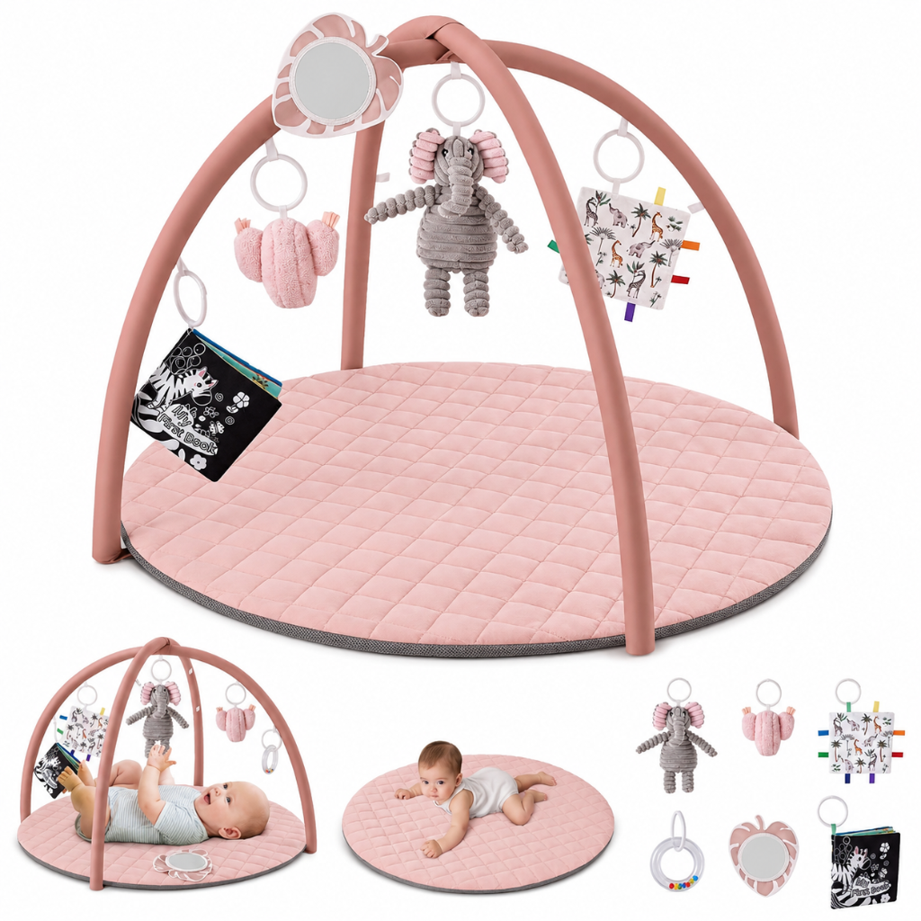 Little Teekie Circular Baby Activity Play Gym Mat