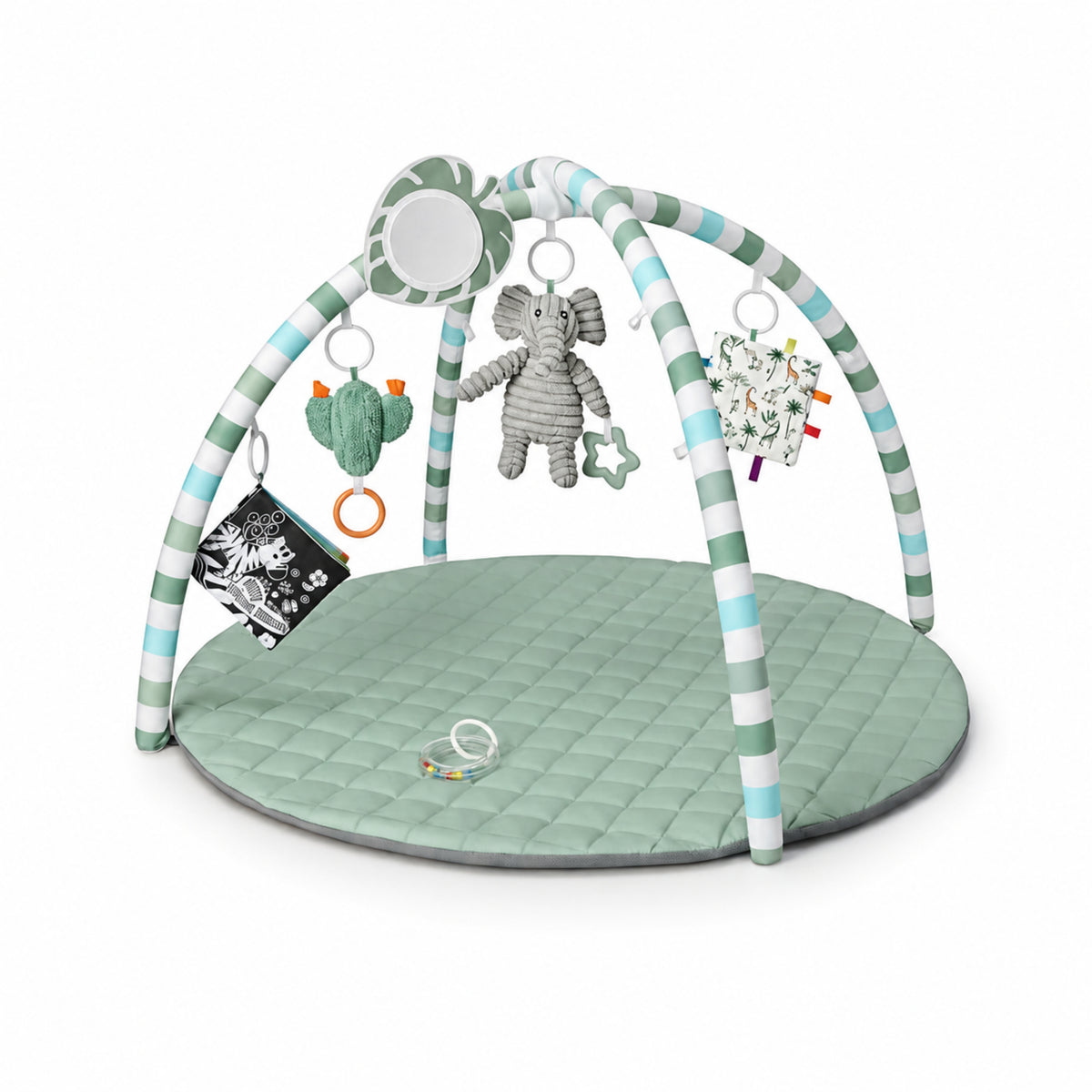 Little Teekie Tummy Time Baby Play Gym with Hanging Toys