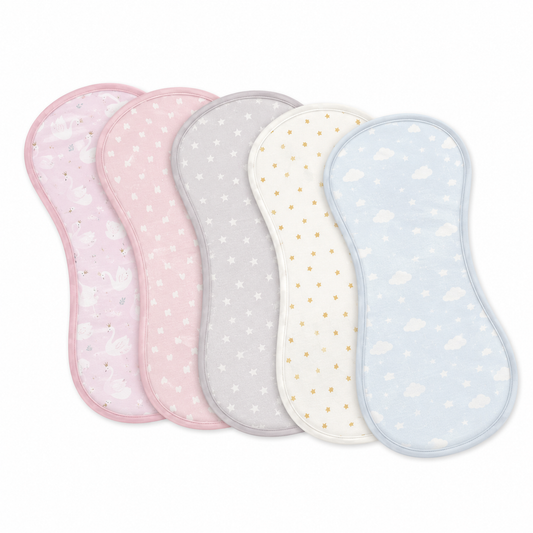 Little Teekie Soft Baby Burp Cloth Set