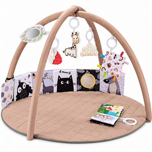 Little Teekie Baby Play Gym Mat with Detachable Toys