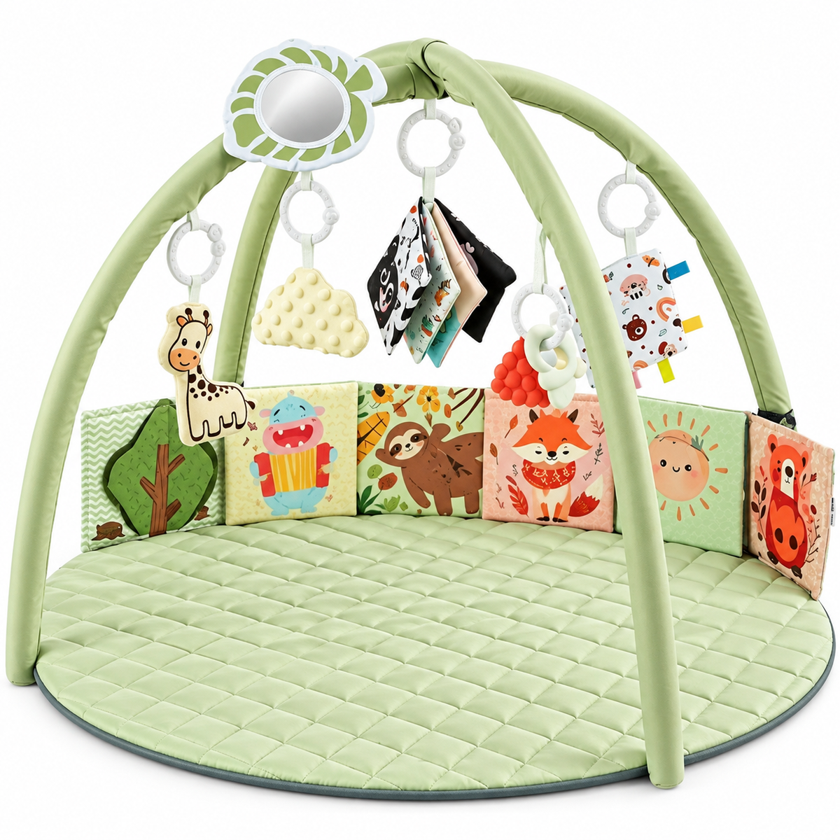 Little Teekie Baby Play Gym Mat with Detachable Toys