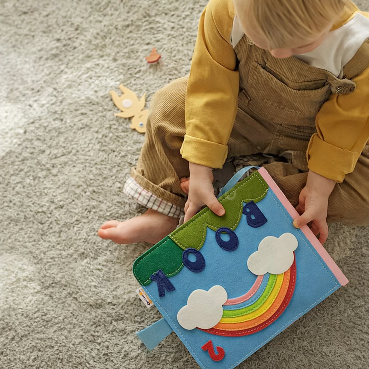 Interactive Montessori Felt Activity Story Book for Toddlers