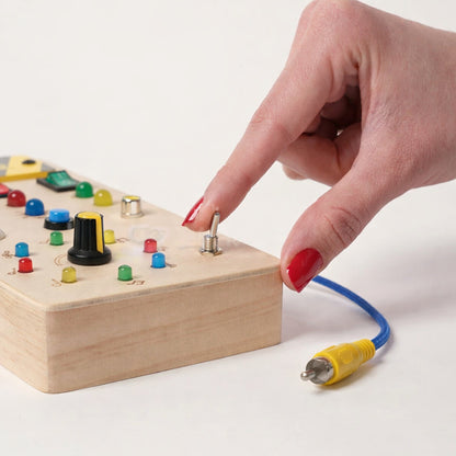 Little Teekies Wooden Switch Activity Board Kids Busy Learning Toy