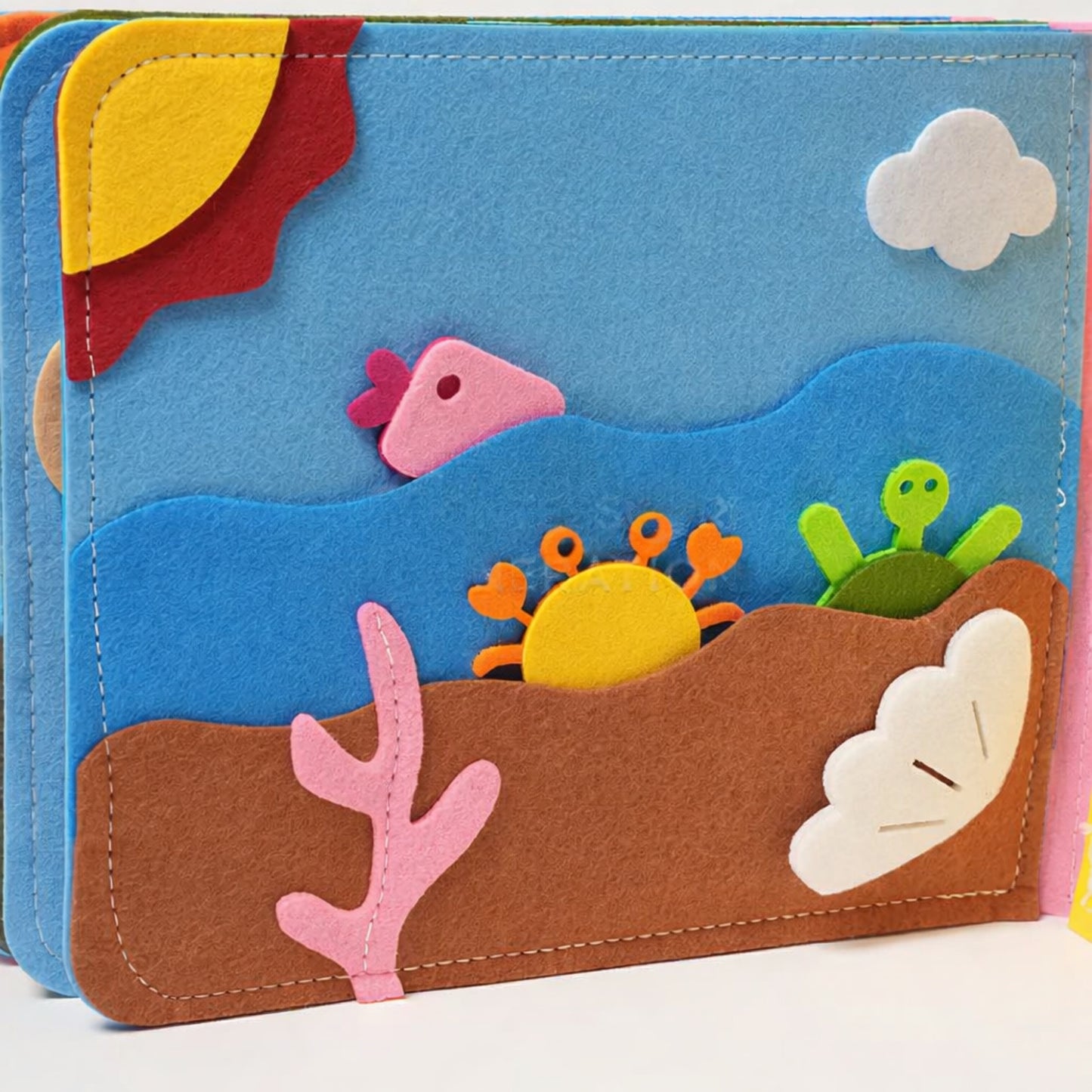 Interactive Montessori Felt Activity Story Book for Toddlers