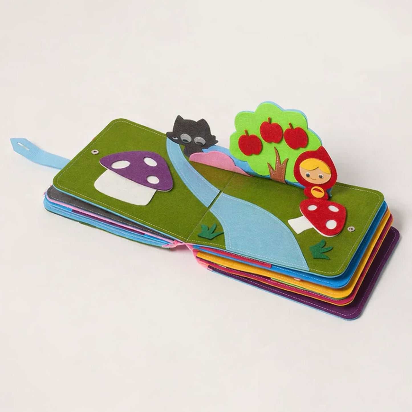 Interactive Montessori Felt Activity Story Book for Toddlers