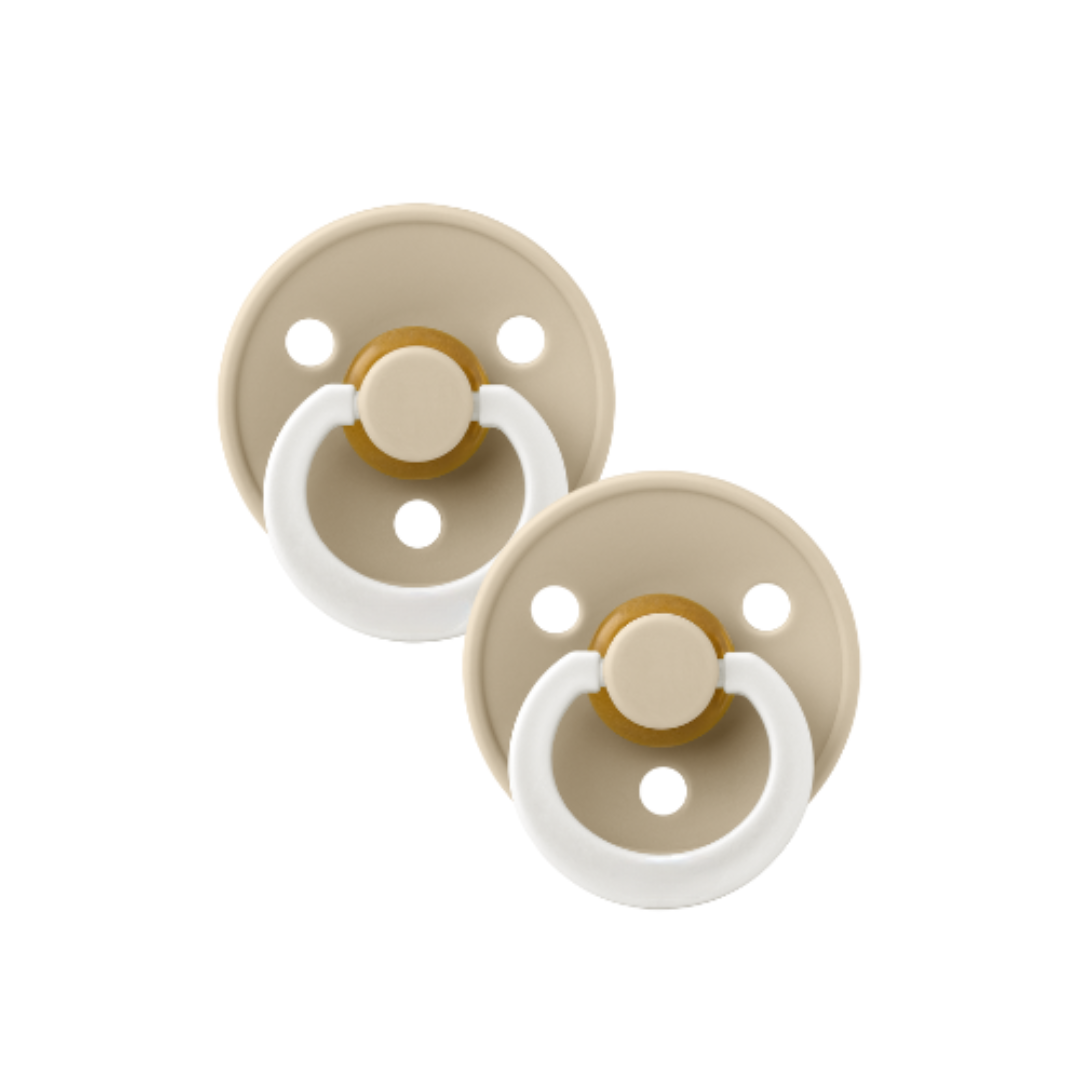 Little Teekie Natural Latex Baby Pacifier Twin Pack