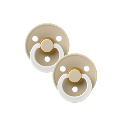 Little Teekie Natural Latex Baby Pacifier Twin Pack