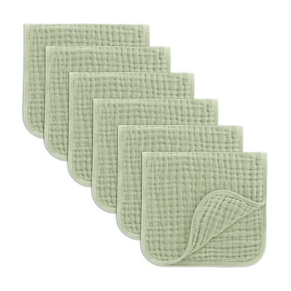 Little Teekie Soft Muslin Baby Burp Cloth Set