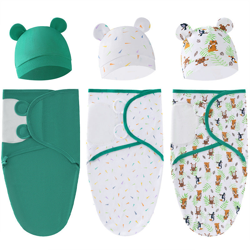 Little Teekie Adjustable Baby Swaddle Wrap Set