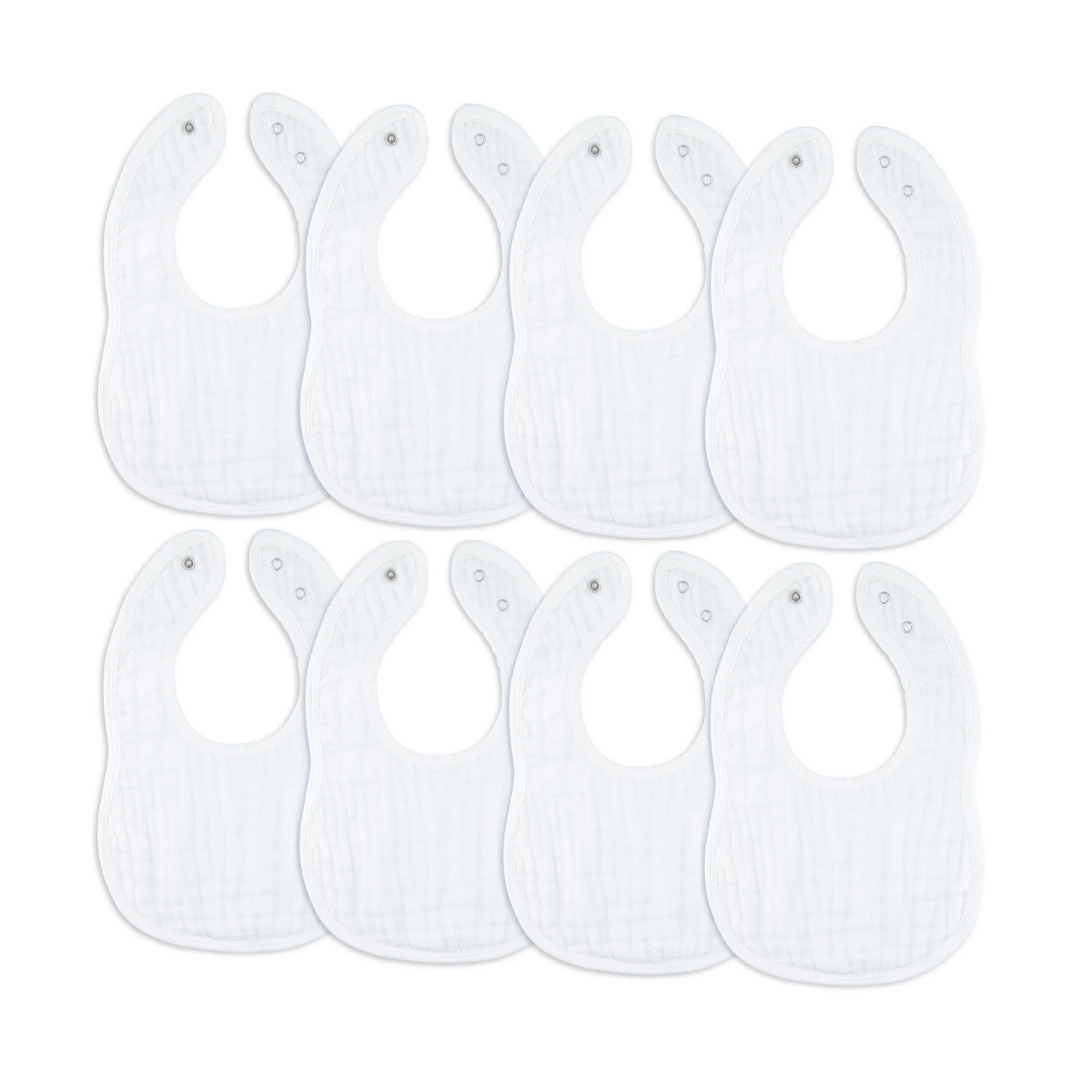 Little Teekie Soft Muslin Baby Bib Set