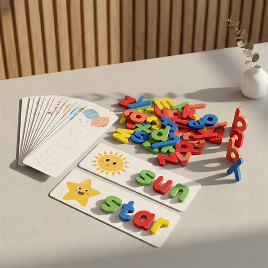 Little Teekie Wooden Letter Matching Learning Game