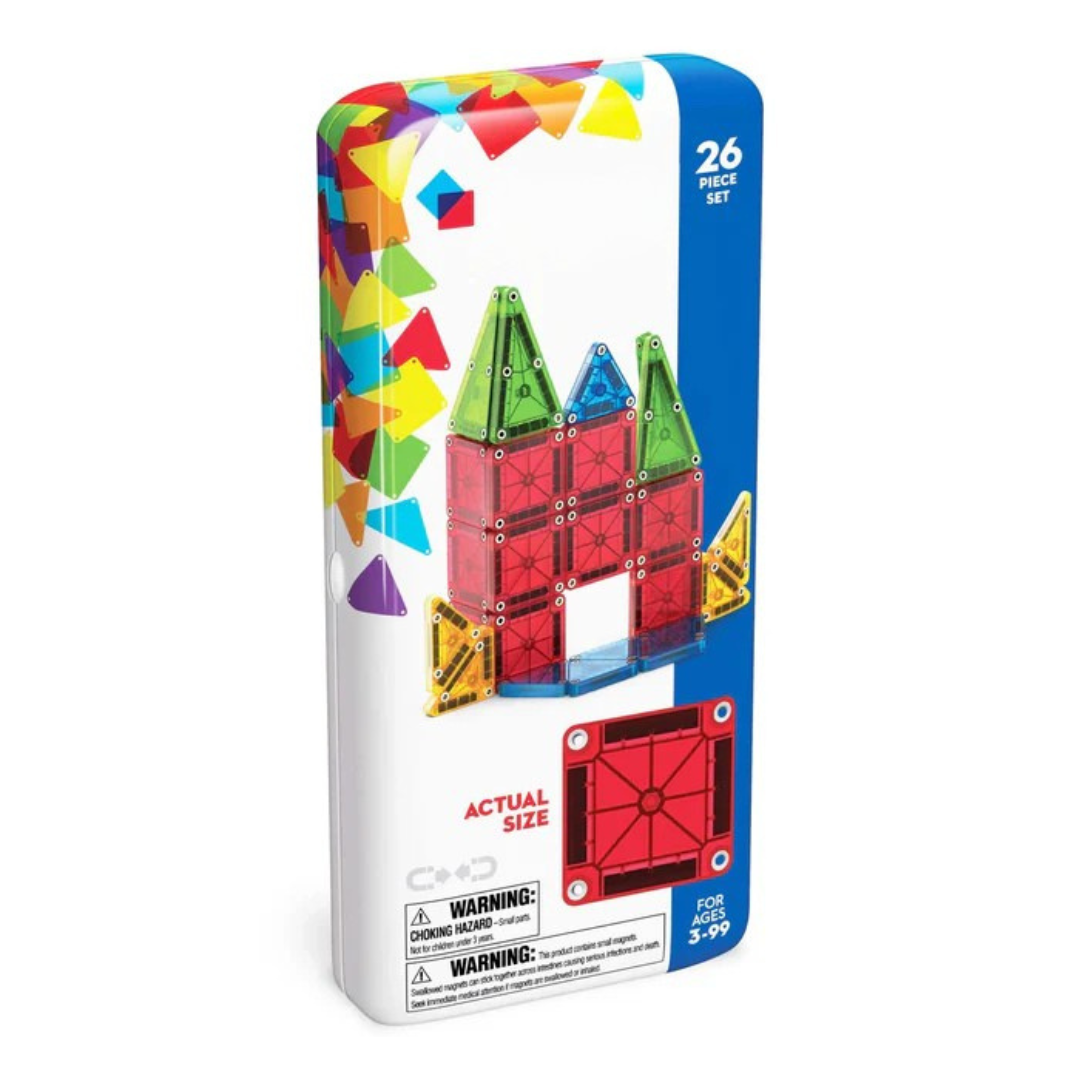 Little Teekie Mini Magnetic Tiles Travel Set 26PCS