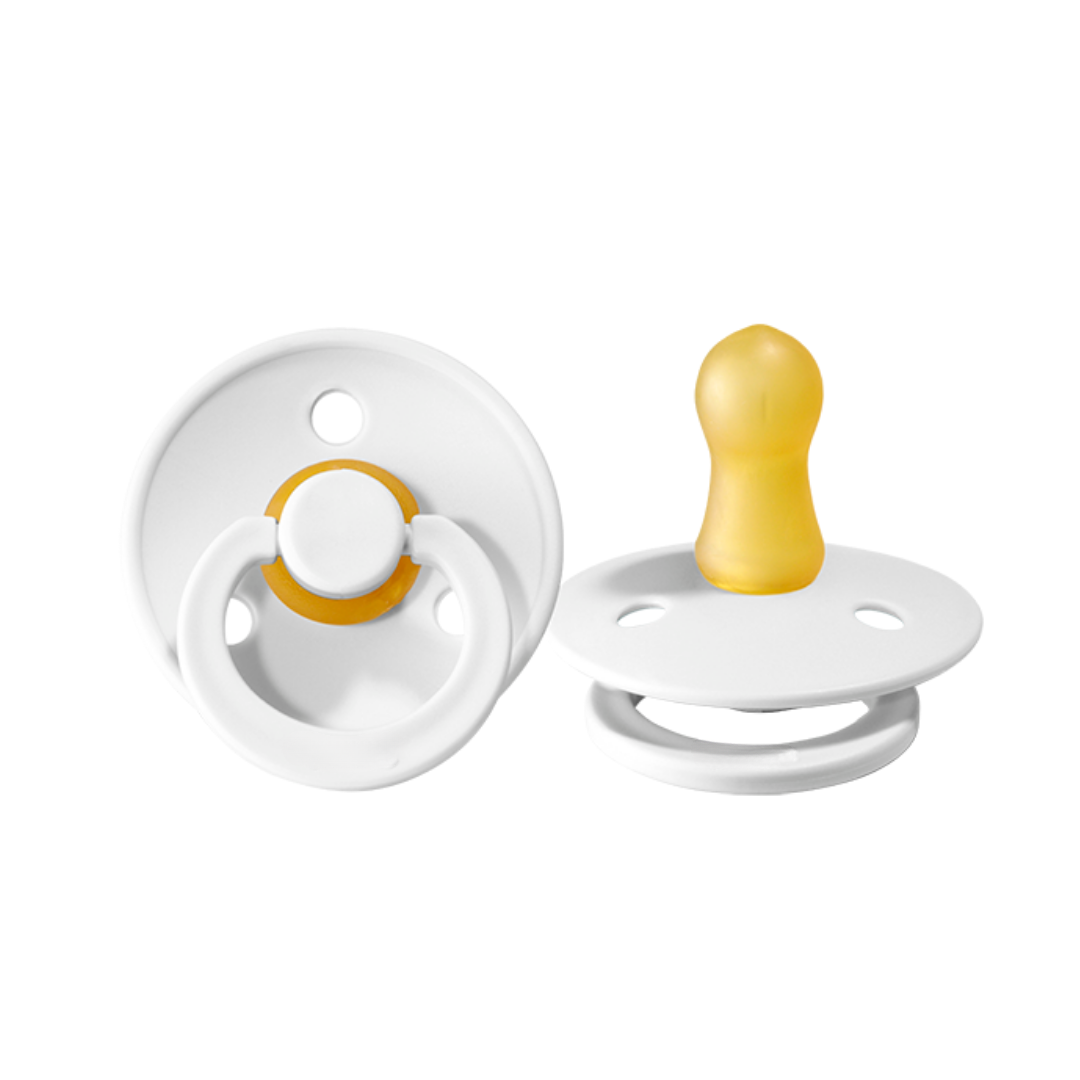 Little Teekie Natural Latex Baby Pacifier Twin Pack