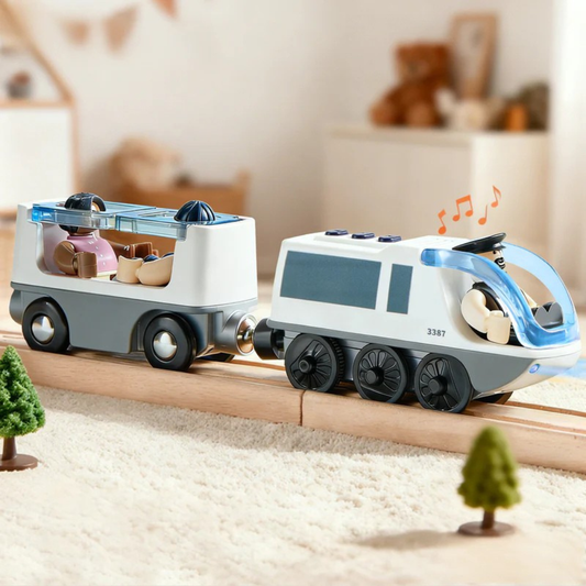 Little Teekie Electric Sound Train Set Toy