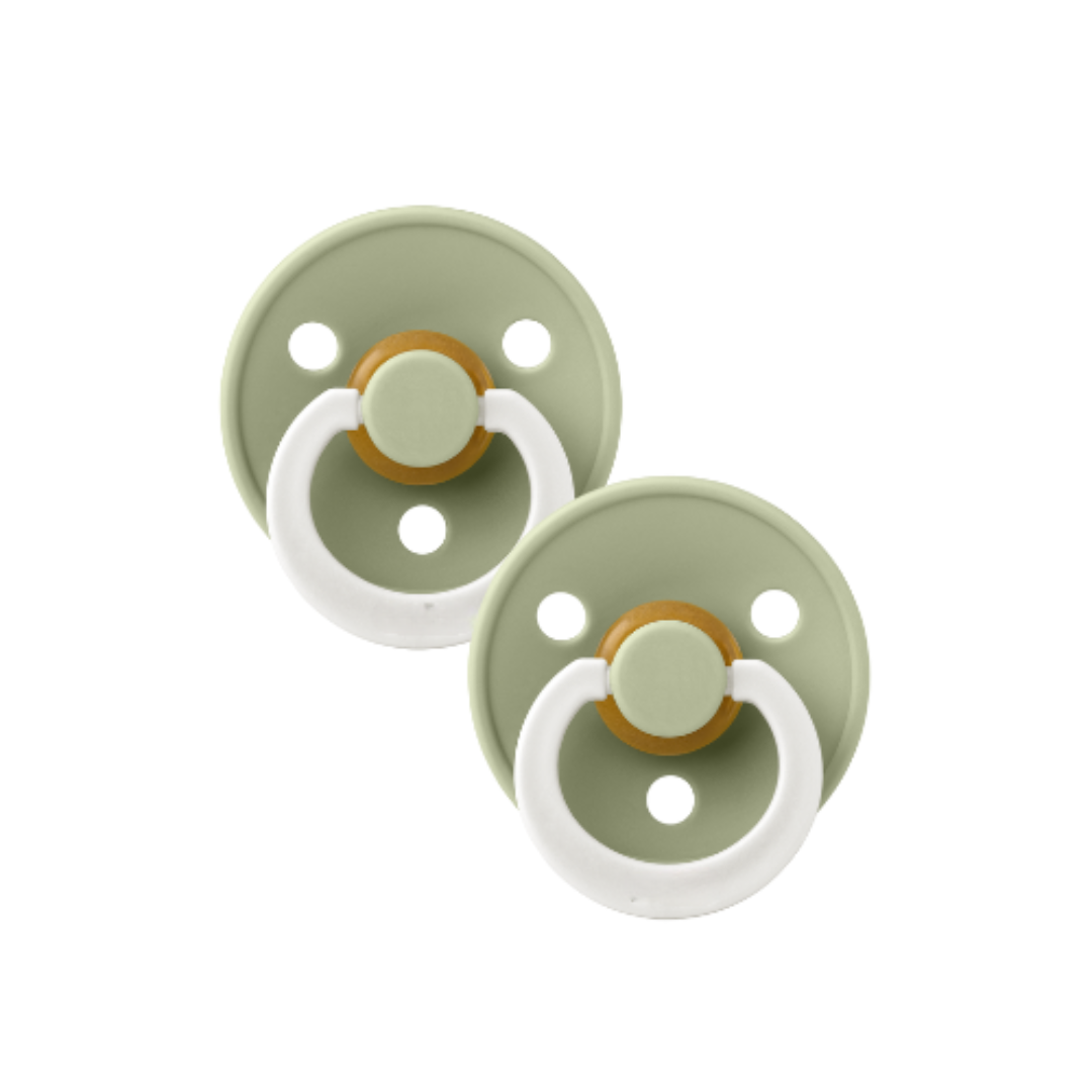 Little Teekie Natural Latex Baby Pacifier Twin Pack