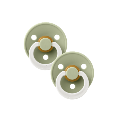 Little Teekie Natural Latex Baby Pacifier Twin Pack
