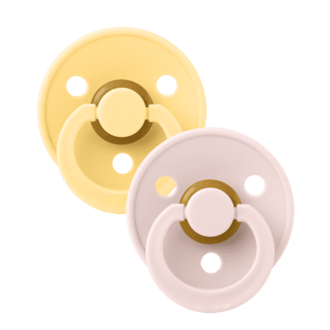 Little Teekie Natural Latex Baby Pacifier Twin Pack