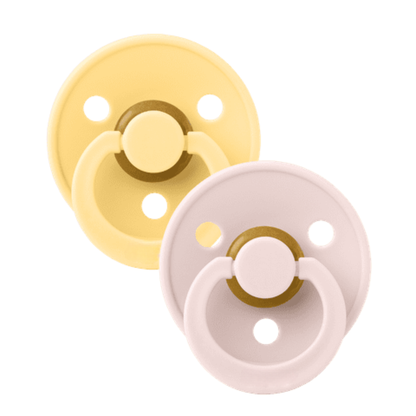 Little Teekie Natural Latex Baby Pacifier Twin Pack