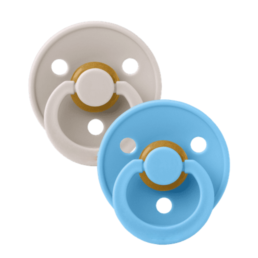 Little Teekie Natural Latex Baby Pacifier Twin Pack
