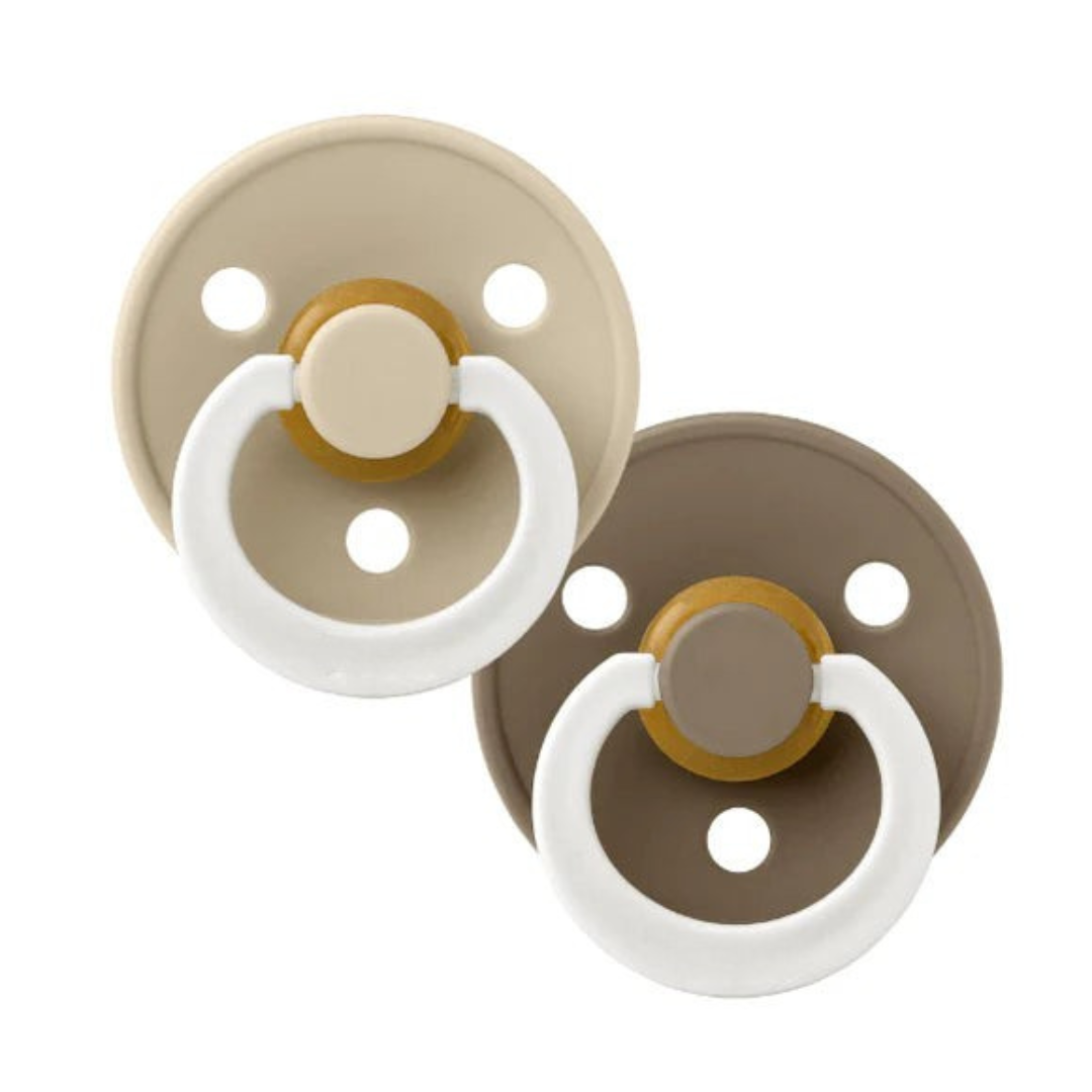 Little Teekie Natural Latex Baby Pacifier Twin Pack