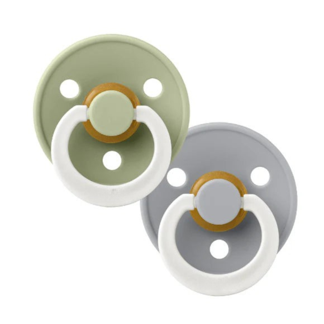 Little Teekie Natural Latex Baby Pacifier Twin Pack
