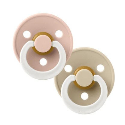 Little Teekie Natural Latex Baby Pacifier Twin Pack