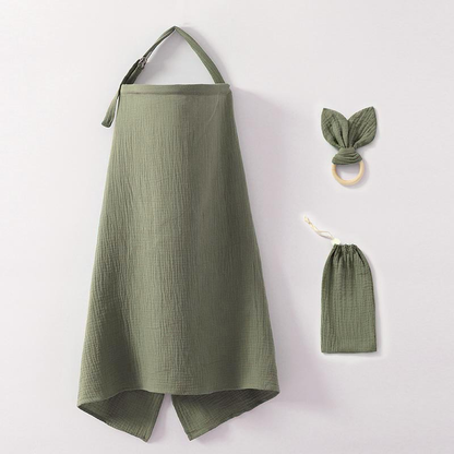 Little Teekie Breathable Muslin Nursing Cover