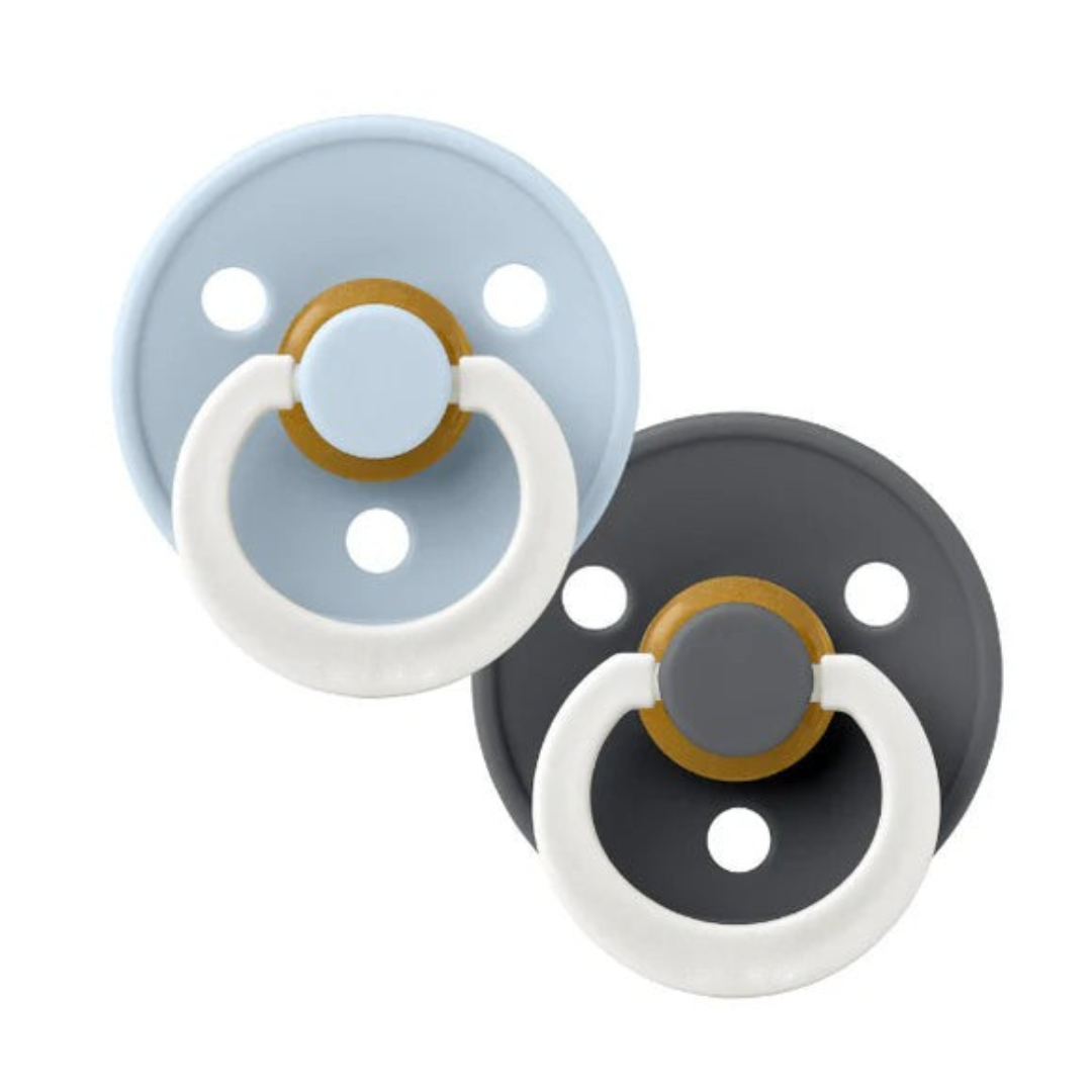 Little Teekie Natural Latex Baby Pacifier Twin Pack