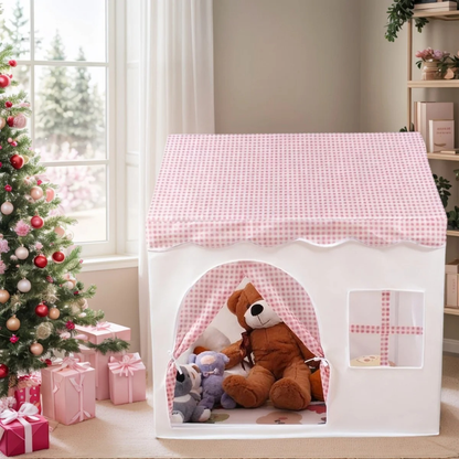 Little Teekie Kids Playhouse Tent Indoor Fabric Play Hut