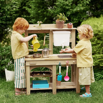 Little Teekies Outdoor Mud Kitchen with Water Faucet