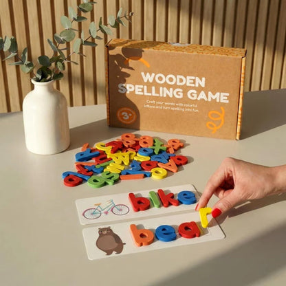 Little Teekie Wooden Letter Matching Learning Game