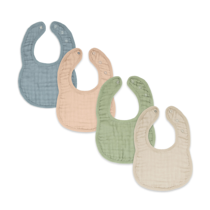 Little Teekie Soft Muslin Baby Bib Set