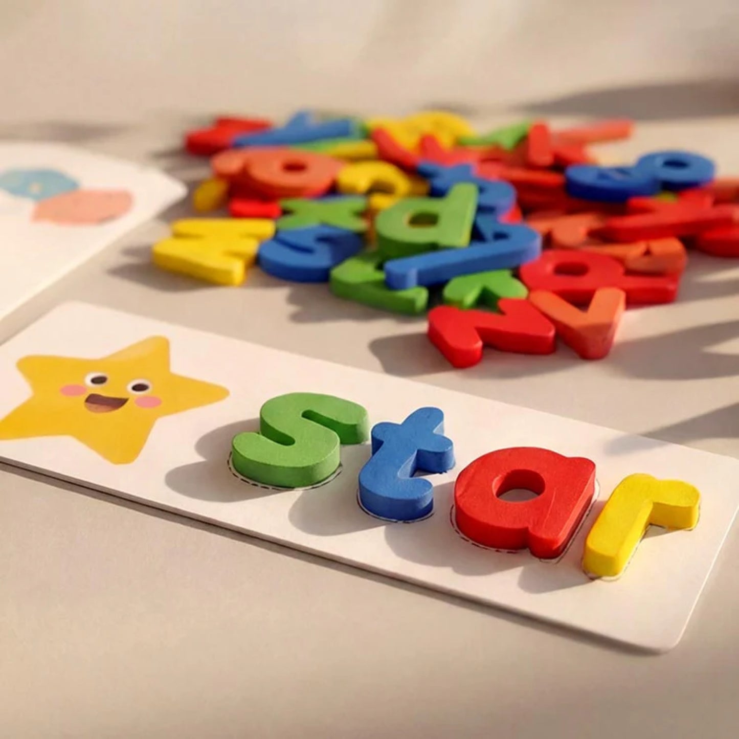 Little Teekie Wooden Letter Matching Learning Game