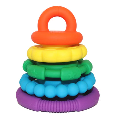 Little Teekie Rainbow Silicone Stacking Teether