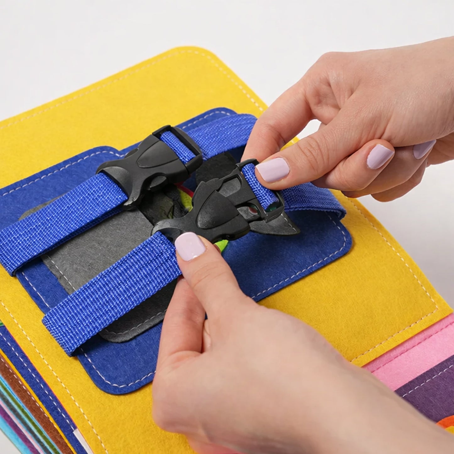 Interactive Montessori Felt Activity Story Book for Toddlers