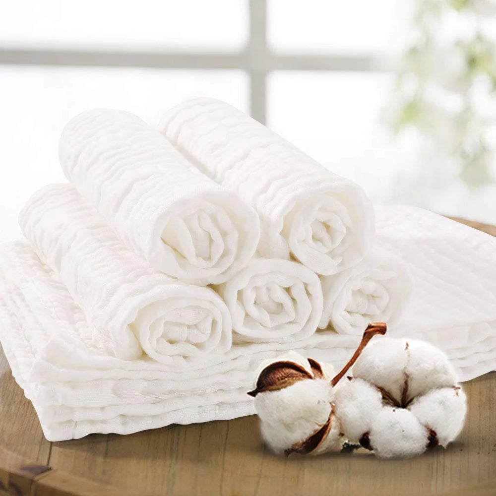 Little Teekie Soft Muslin Baby Burp Cloths