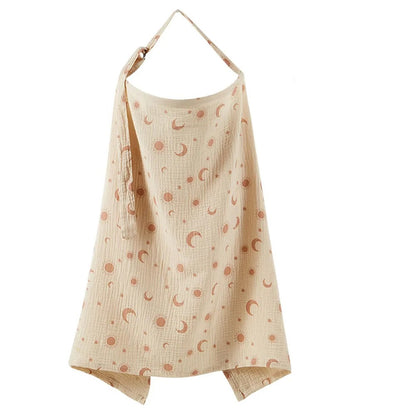 Little Teekie Muslin Breastfeeding Nursing Cover Apron
